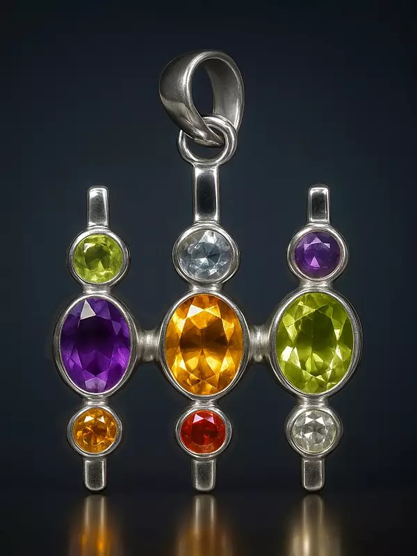 Fine Cut Gemstone Pendant