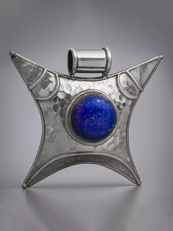 Lapis Lazuli Shield Pendant