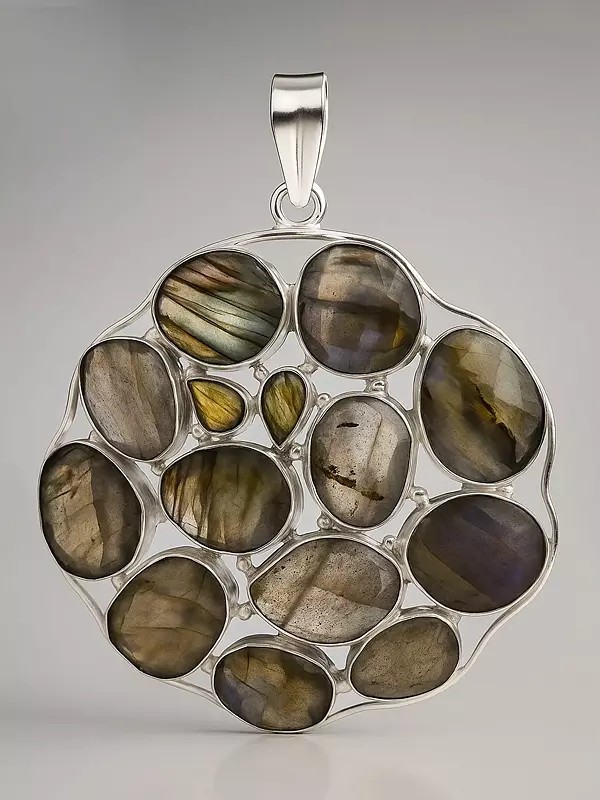 Faceted Labradorite Pot Pourri Pendant