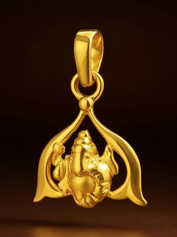 Temple Ganesha Pendant