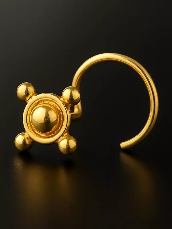 Multi-Grains Nose Pin