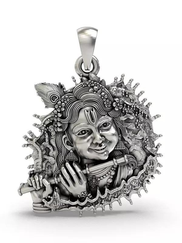 Fluting Bal Krishna Pendant