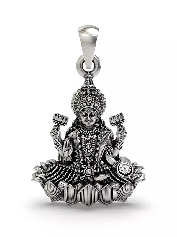 Four Armed Goddess Lakshmi Pendant
