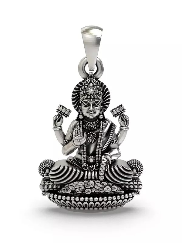 Blessing Goddess Lakshmi Pendant