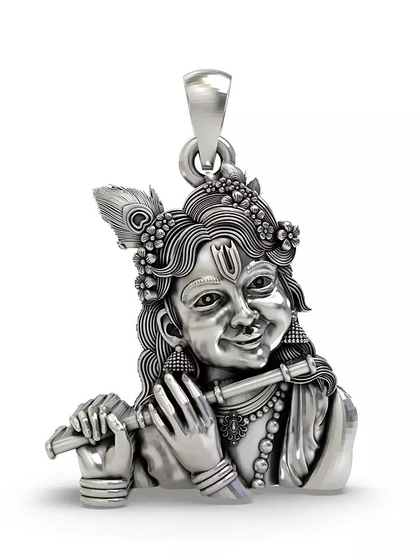 Fluting Lord Krishna Pendant