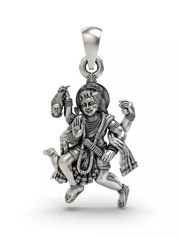 Batuk Bhairava Sterling Silver Pendant