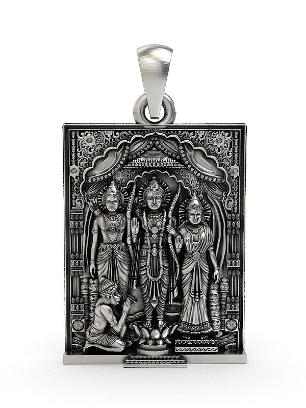 Ram Darbar Temple Panel Pendant