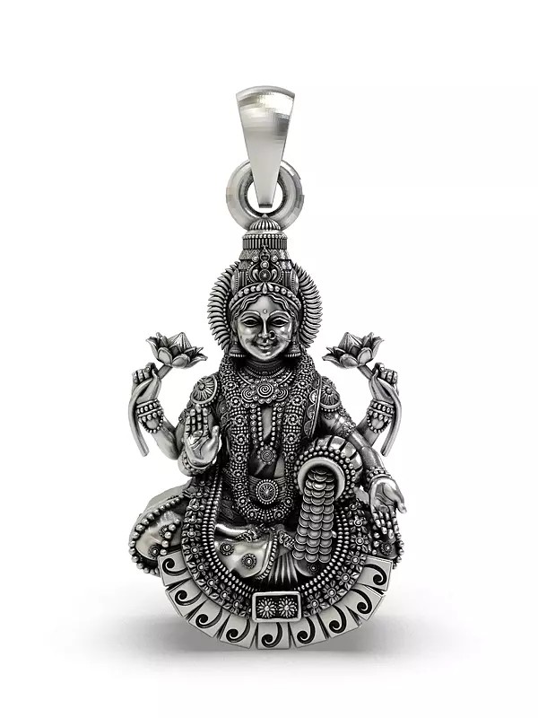 Four-Armed Goddess Lakshmi Pendant