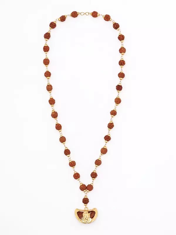 Lord Shiva Rudraksha Mala | Spiritual Jewelry