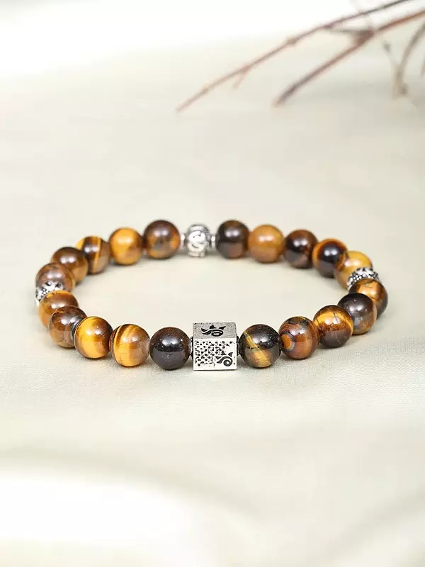 Genuine Certified Tiger Eye Elasticated Bracelet