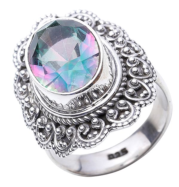 Mystic Topaz Ring | Sterling Silver Finger Rings