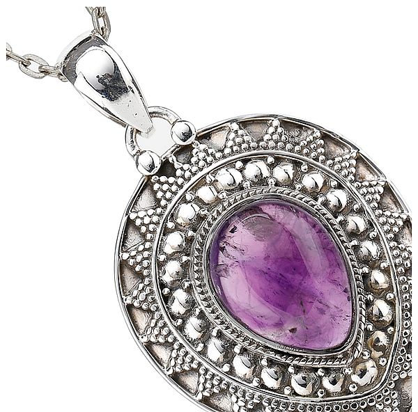 Amethyst Pendant | Exotic India Art