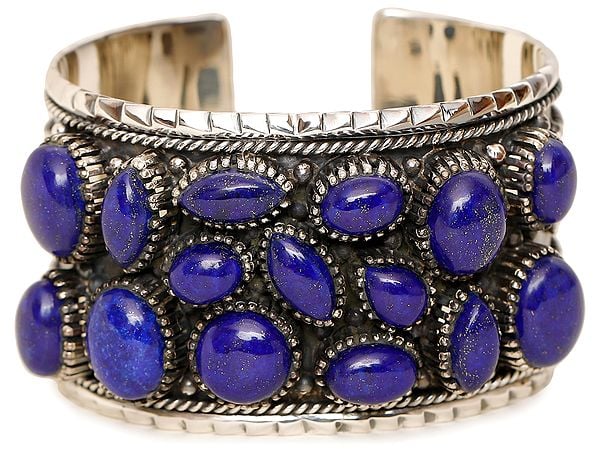 Lapis Lazuli Cuff Bracelet