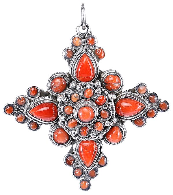 Pendant with Gemstones from Nepal