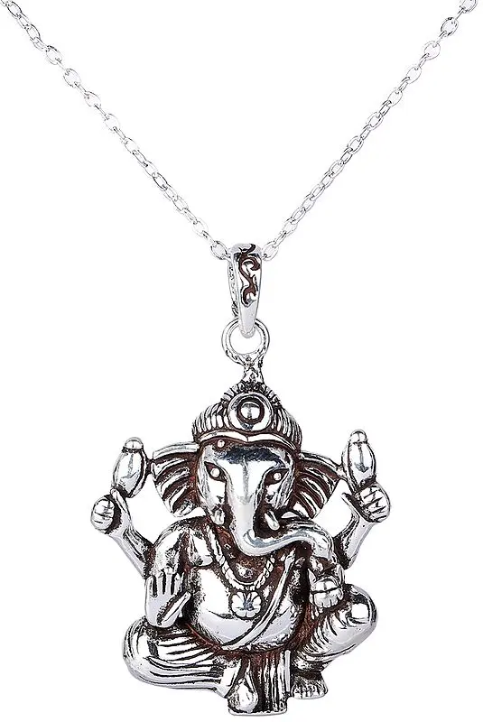 Deity Lord Ganesha Pendant from Nepal