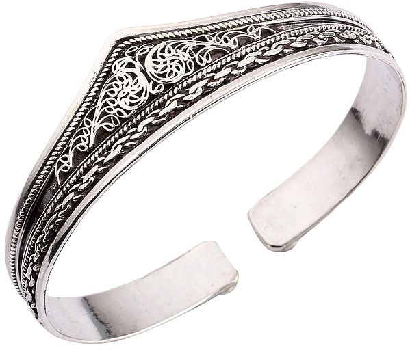 Filigree Cuff  Bracelet from Nepal(Adjustable Size)