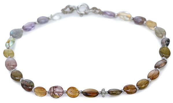 Multi-Stone Bracelet with Sterling Silver