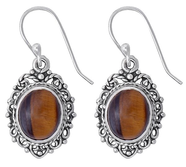 Designer Earrings with Gemstone | Sterling Silver Jewelry