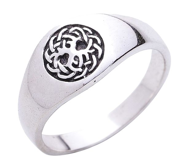 Stylish Sterling Silver Ring