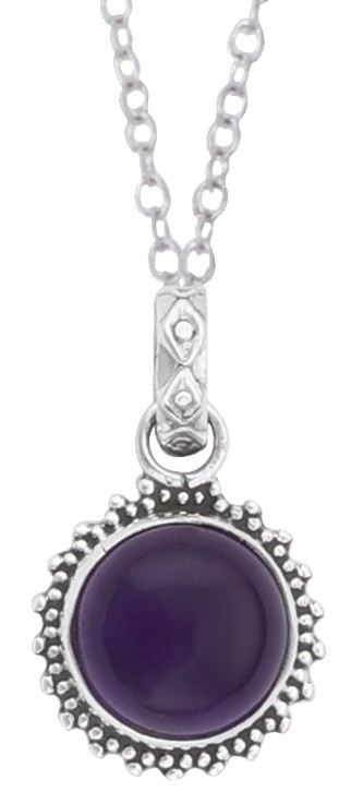 Sterling Silver Pendant Pair Studded with Precious Gemstone