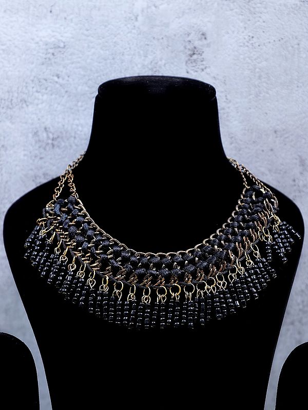 Beaded Choker Necklace | Indian Fashion Jewelry