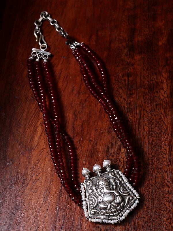 Sterling Silver Lord Ganesha Necklace