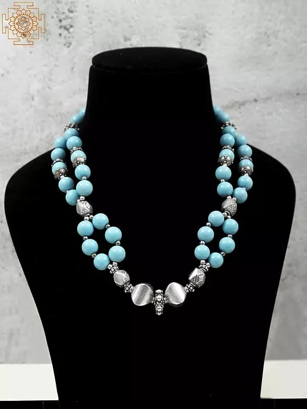 Turquoise Sterling Silver Necklace | Sterling Silver Necklaces