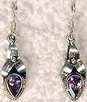 Amethyst Ear-Rings
