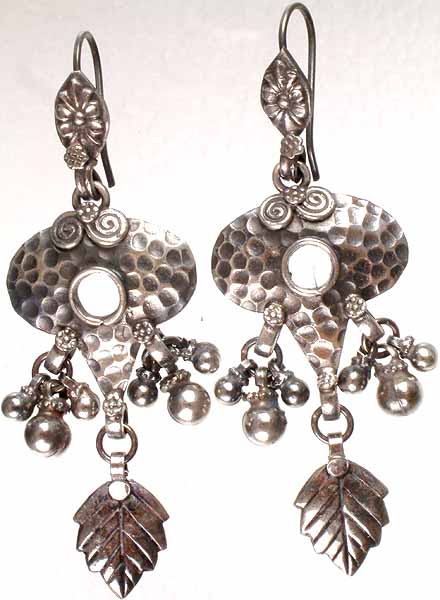 Antiquated Sterling Dangling Earrings