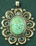 Antiquated Turquoise Pendant