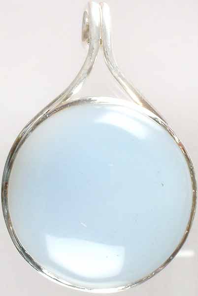 Blue Chalcedony Pendant