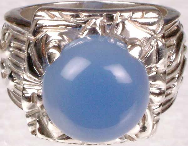 Blue Chalcedony Ring