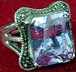 Blue Crystal Ring