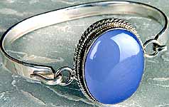 Bracelet of Blue Chalcedony
