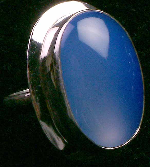 Chalcedony Oval Ring