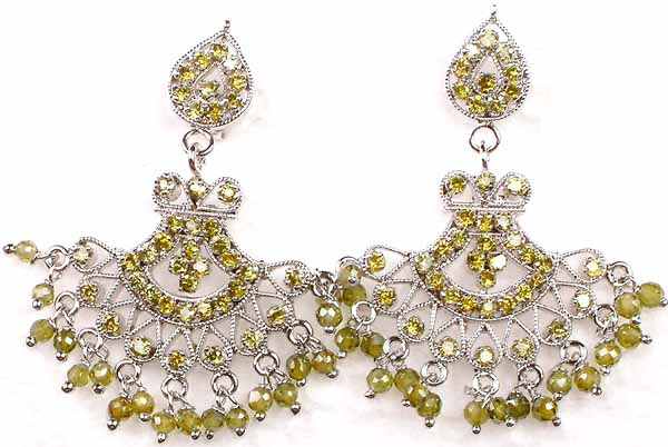 Chandelier Earrings of Peridot