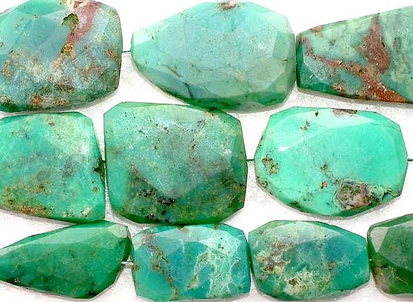 Chrysoprase Faceted Tumbles