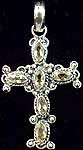 Citrine Cross Pendant
