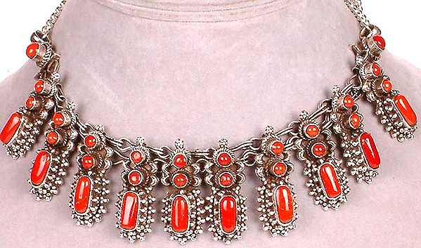 Coral Necklace from Nepal