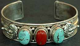 Coral Turquoise Bracelet