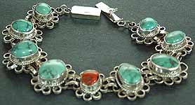 Coral Turquoise Bracelet