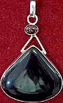 Designer Pendant (Black Onyx and Garnet)