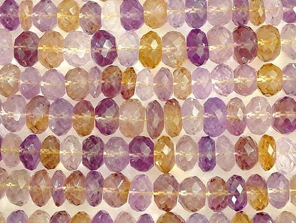 Faceted Ametrine Buttons