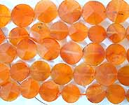 Faceted Carnelian Disks