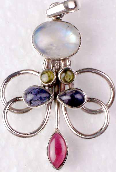 Four Color Designer Pendant