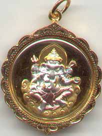 Ganesha - Om Double Sided Pendant