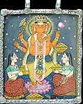 Ganesha with Ridhi and Sidhi