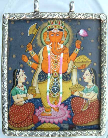 Ganesha with Ridhi Sidhi