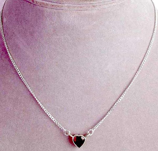 Garnet Valentine Necklace