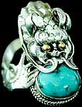 Garuda Turquoise Ring
